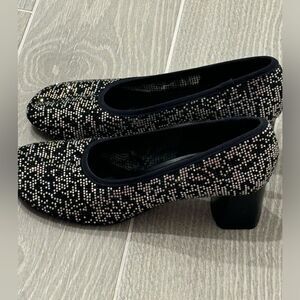 Zara Black and Silver Women's Shoes perfect condition